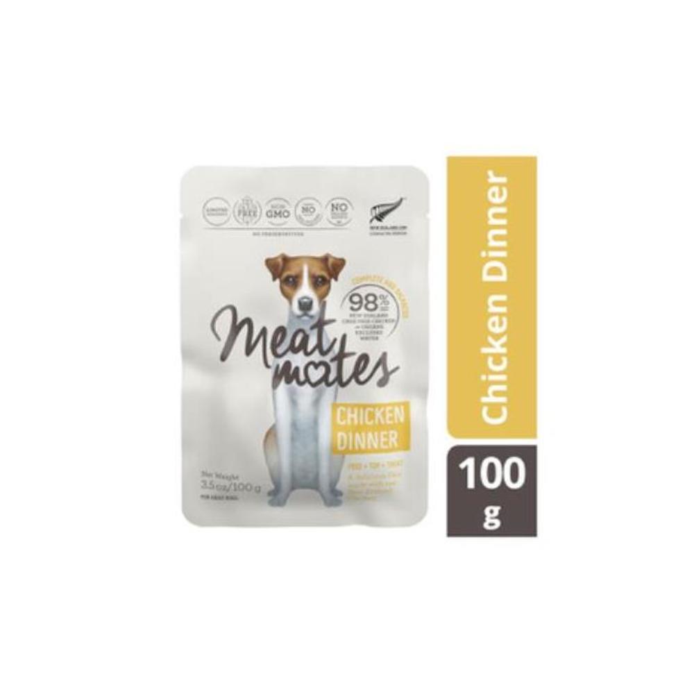 Meat Mates Dog Food Chicken Dinner Pouch 100g 3887453P