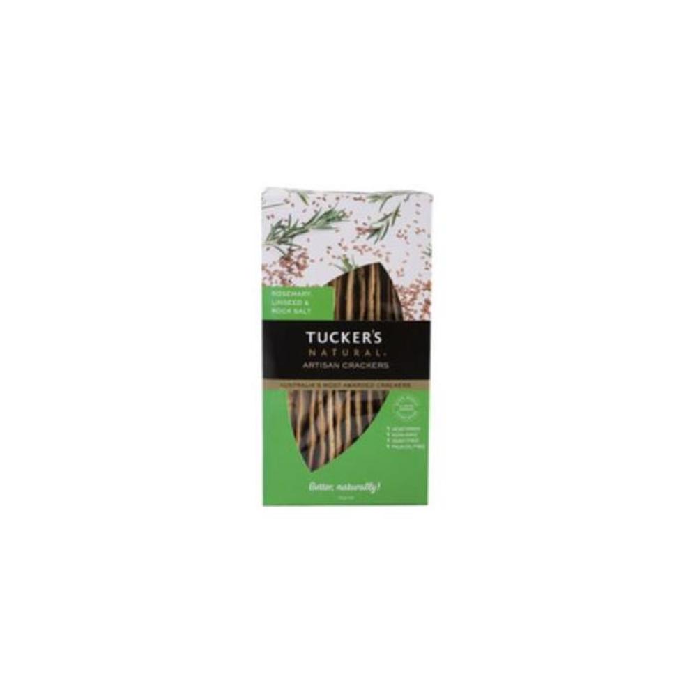 Tuckers Natural Artisan Cracker Rye Rosemary 100g