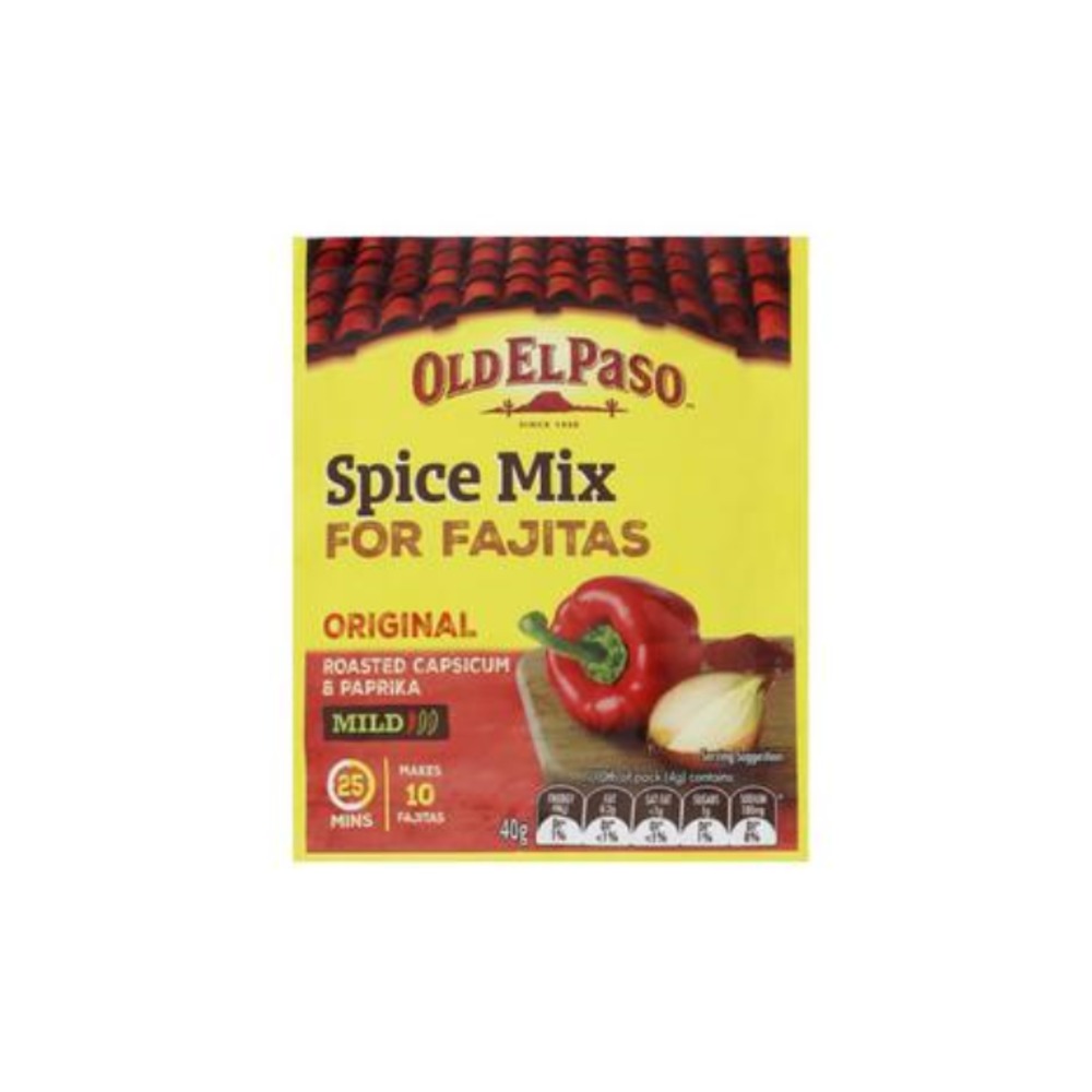 올드 엘 페이소 스파이스 믹스 포 파히타스 마일드 40g, Old El Paso Spice Mix For Fajitas Mild 40g