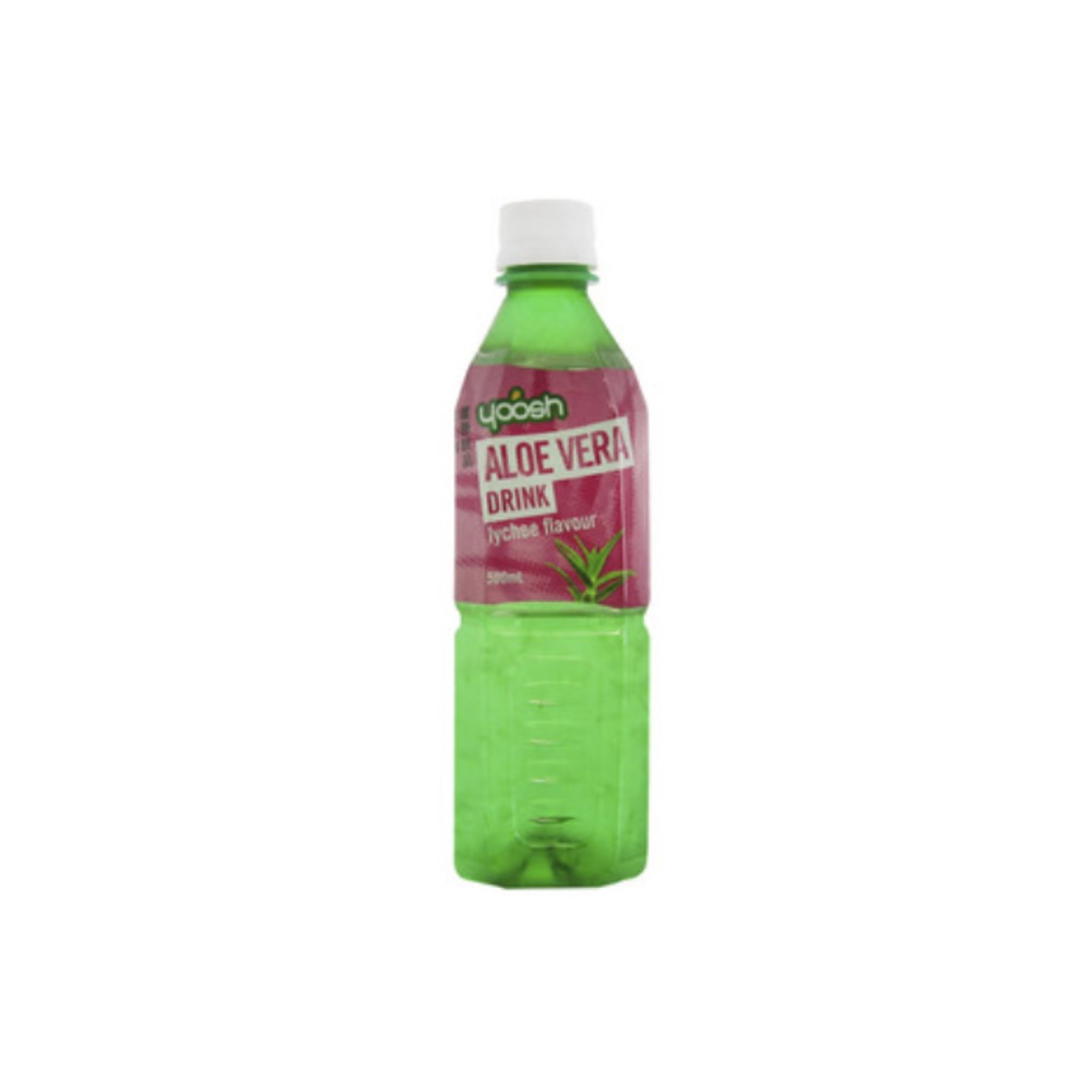 유미&#039;스 리치 플레이버 알로에 베라 드링크 500ml, Yoosh Lychee Flavour Aloe Vera Drink 500mL