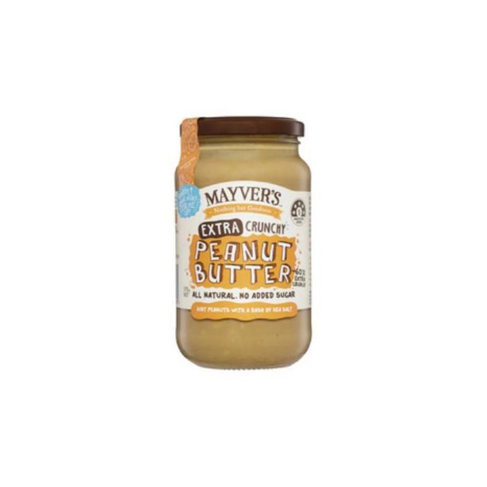 Mayvers Extra Crunchy Peanut Butter 375g