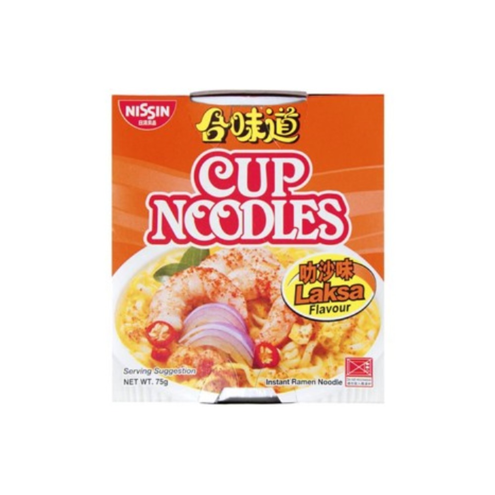 니신 락사 플레이버 인스턴트 컵 누들스 75g, Nissin Laksa Flavour Instant Cup Noodles 75g