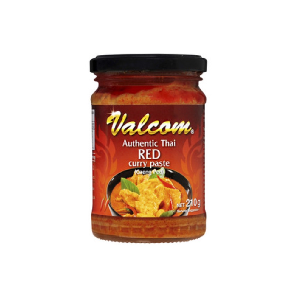 발콤 레드 커리 페이스트 210g, Valcom Red Curry Paste 210g