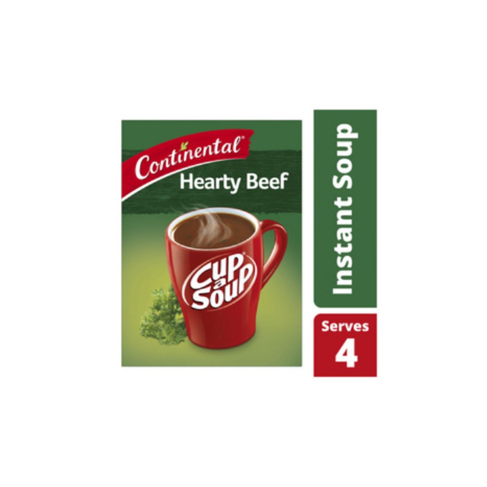 콘티넨탈 컵 A 수프 하티 비프 수프 서브 4 55g, Continental Cup A Soup Hearty Beef Soup Serves 4 55g