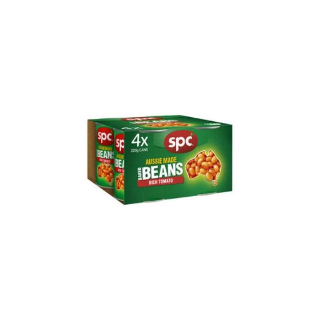 [한정세일] SPC Baked Beans in Rich Tomato 4 pack 220g (수량한정 깜짝세일)