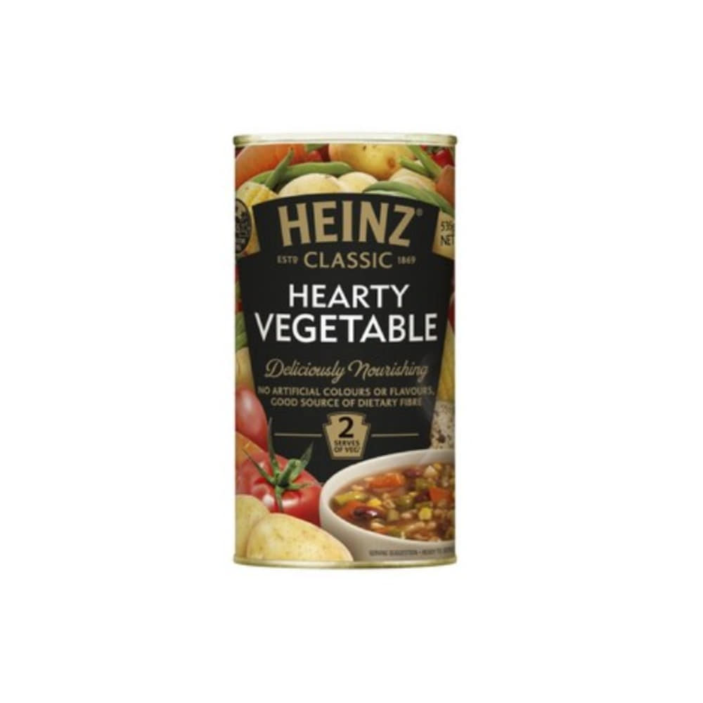하인즈 클래식 하티 베지터블 수프 캔 535g, Heinz Classic Hearty Vegetable Soup Can 535g