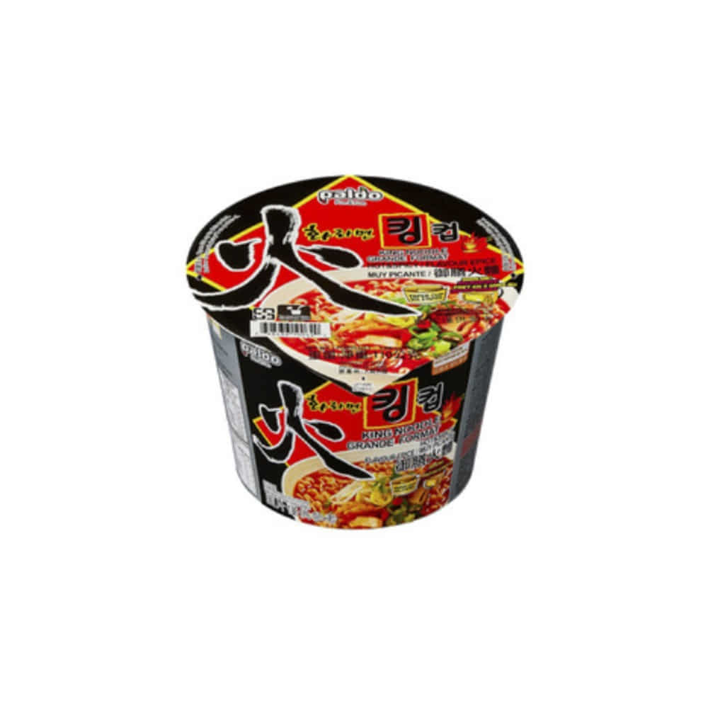 팔도 핫 &amp; 스파이시 플레이버 킹 누들 110g, Paldo Hot &amp; Spicy Flavour King Noodle 110g