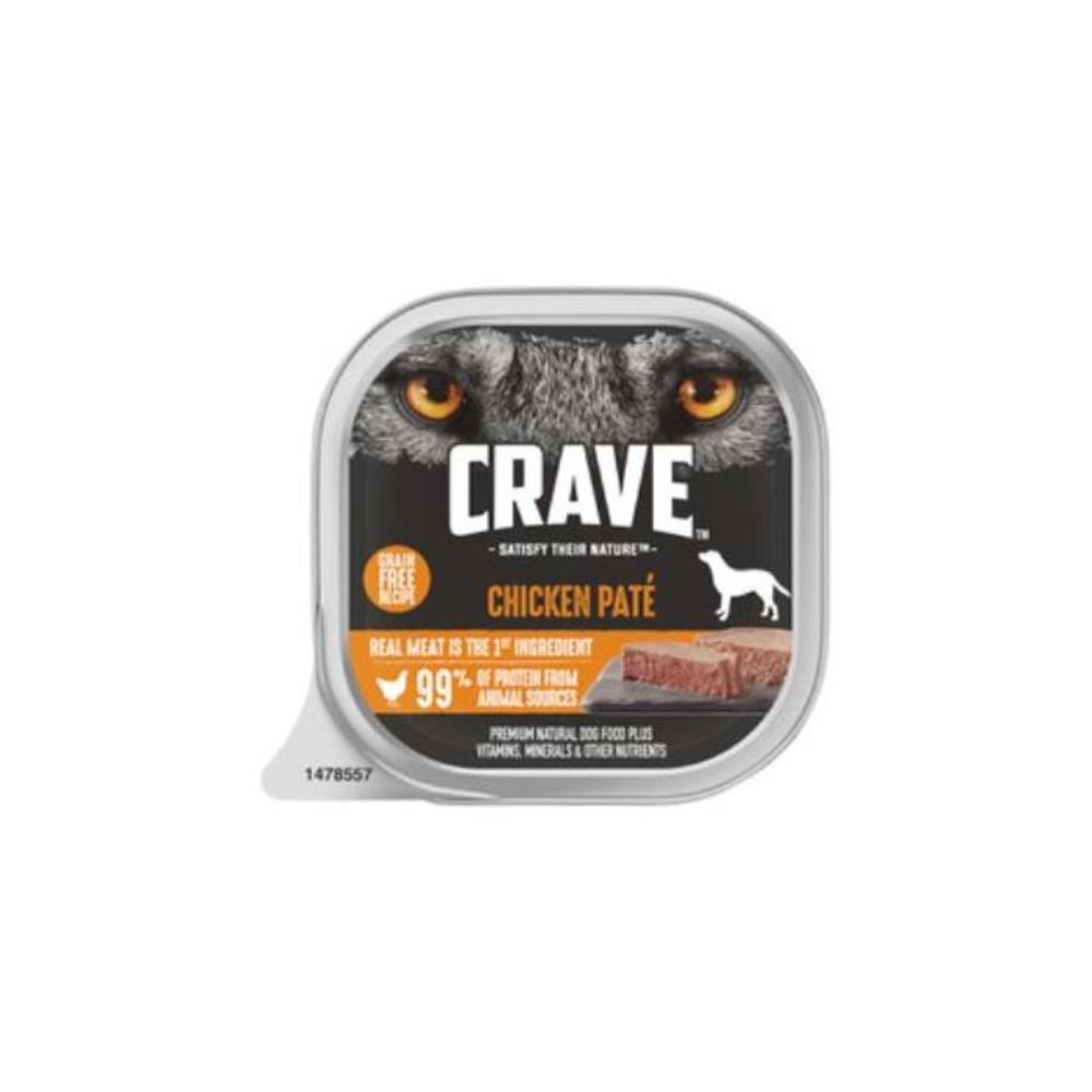 Crave Adult Dog Food With Chickn Pate 100g 3881821P
