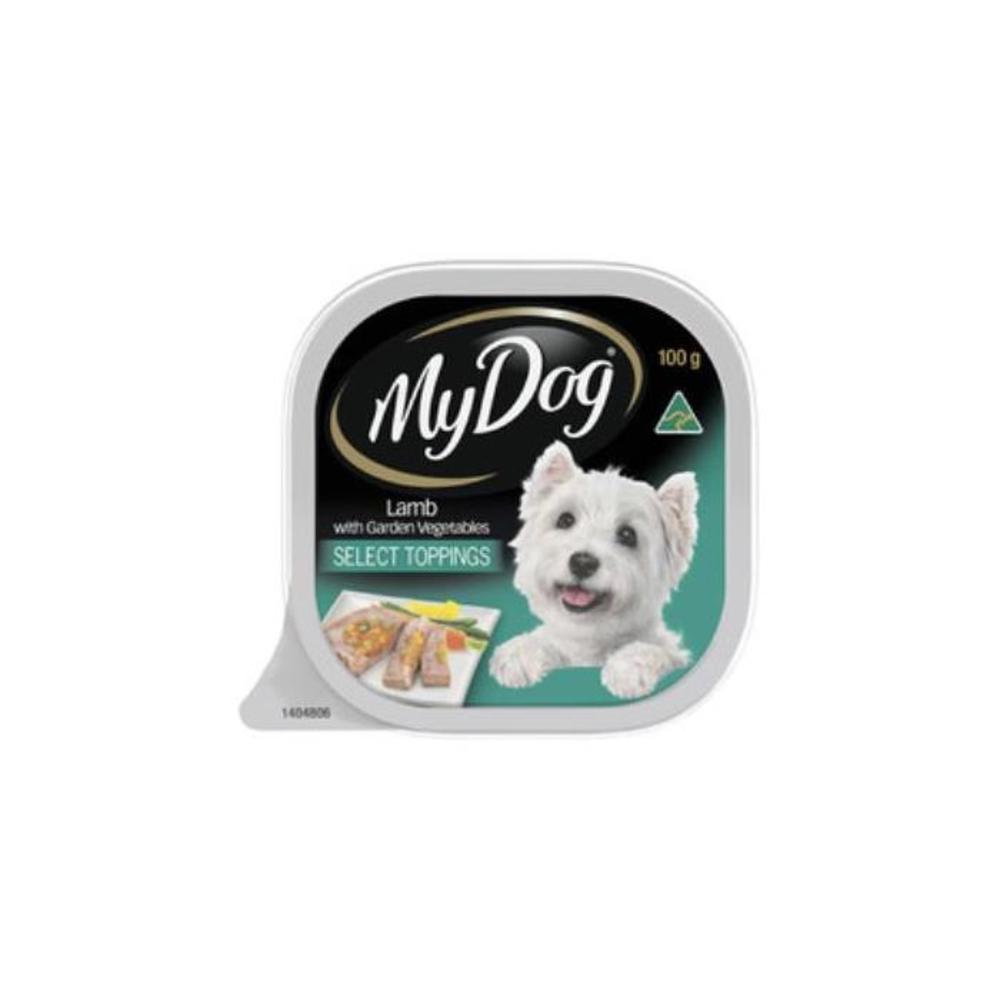 My Dog Select Toppings With Juicy Lamb &amp; Garden Vegetables Adult Wet Dog Food 100g 6387388P