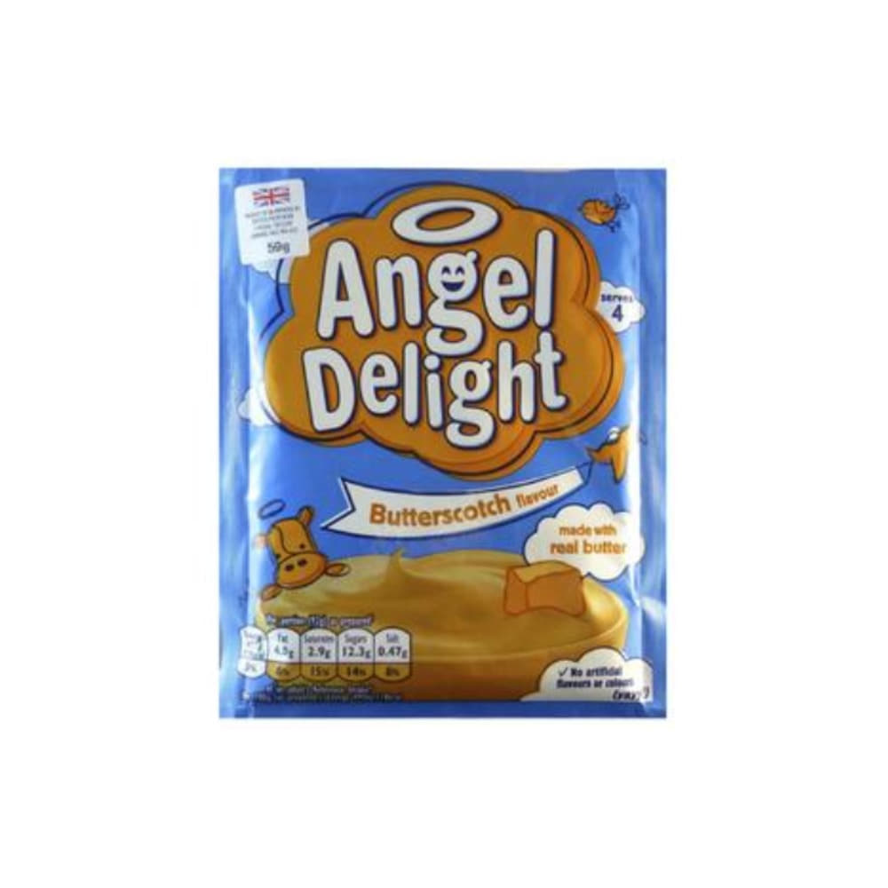 엔젤 딜라이트 버터스카치 플레이버 디저트 59g, Angel Delight Butterscotch Flavour Dessert 59g