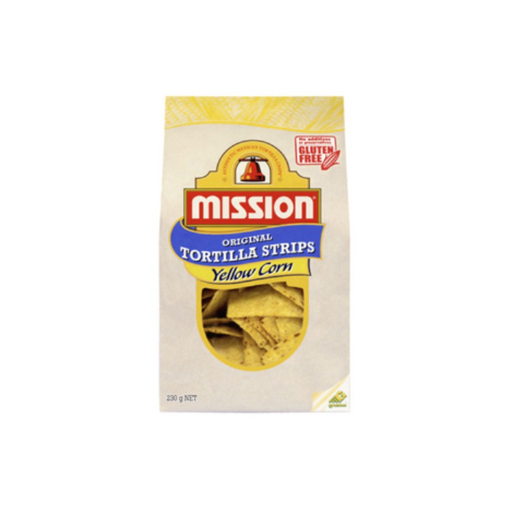 미션 오리지날 옐로우 콘 또띠아 스트립스 230g, Mission Original Yellow Corn Tortilla Strips 230g