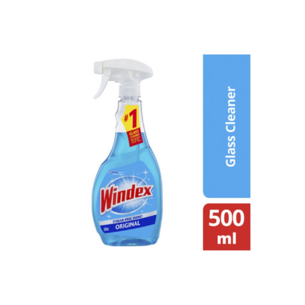 윈덱스 오리지날 글라스 클리너 트리거 스프레이 500ml, Windex Original Glass Cleaner Trigger Spray 500mL