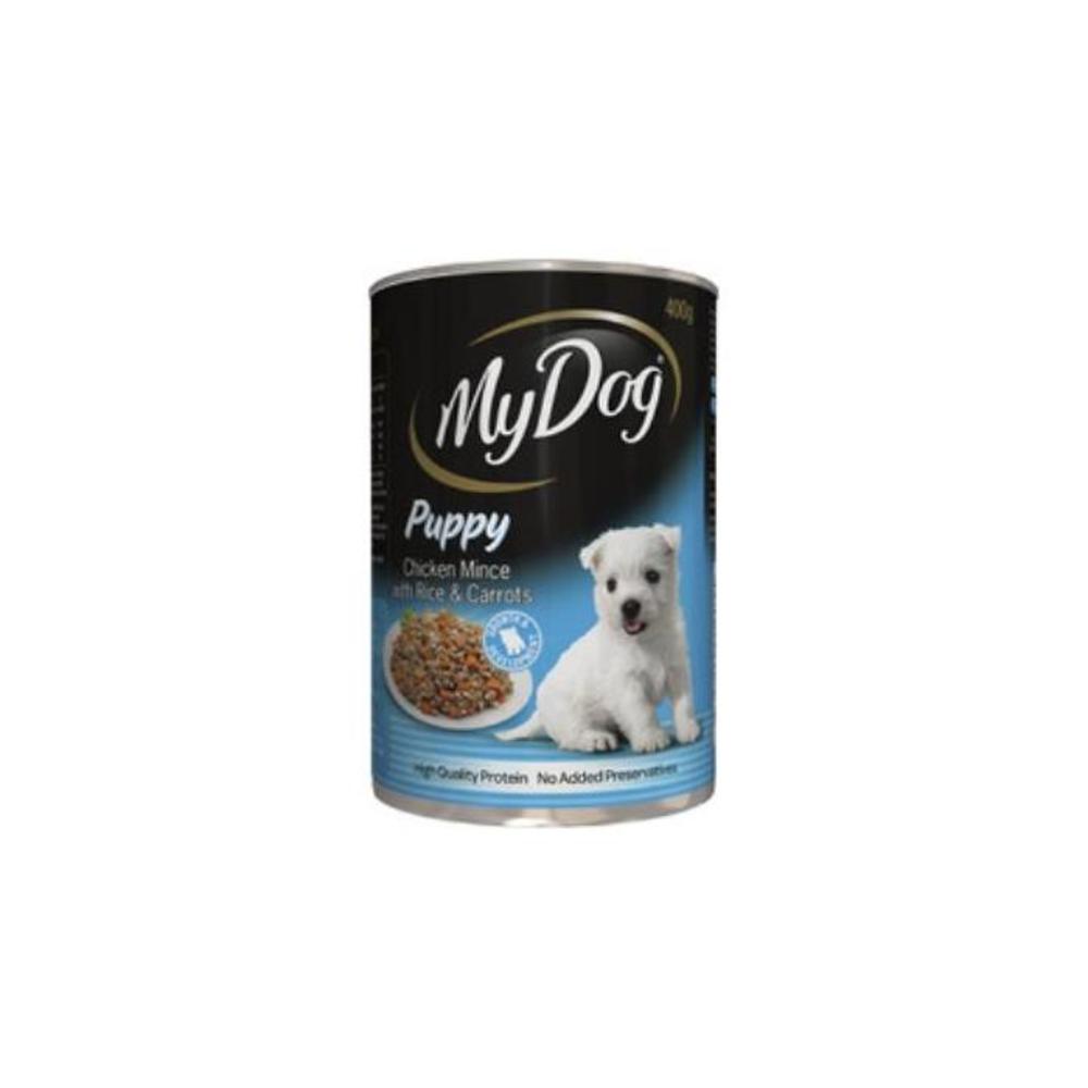 My Dog Chicken Mince With Rice &amp; Carrots Can Puppy Wet Dog Food 400g 7852031P