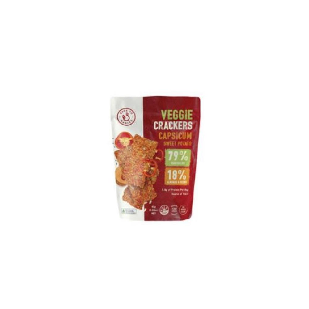 Back To Basics Veggie Crackers Capsicum &amp; Sweet Potato 45g