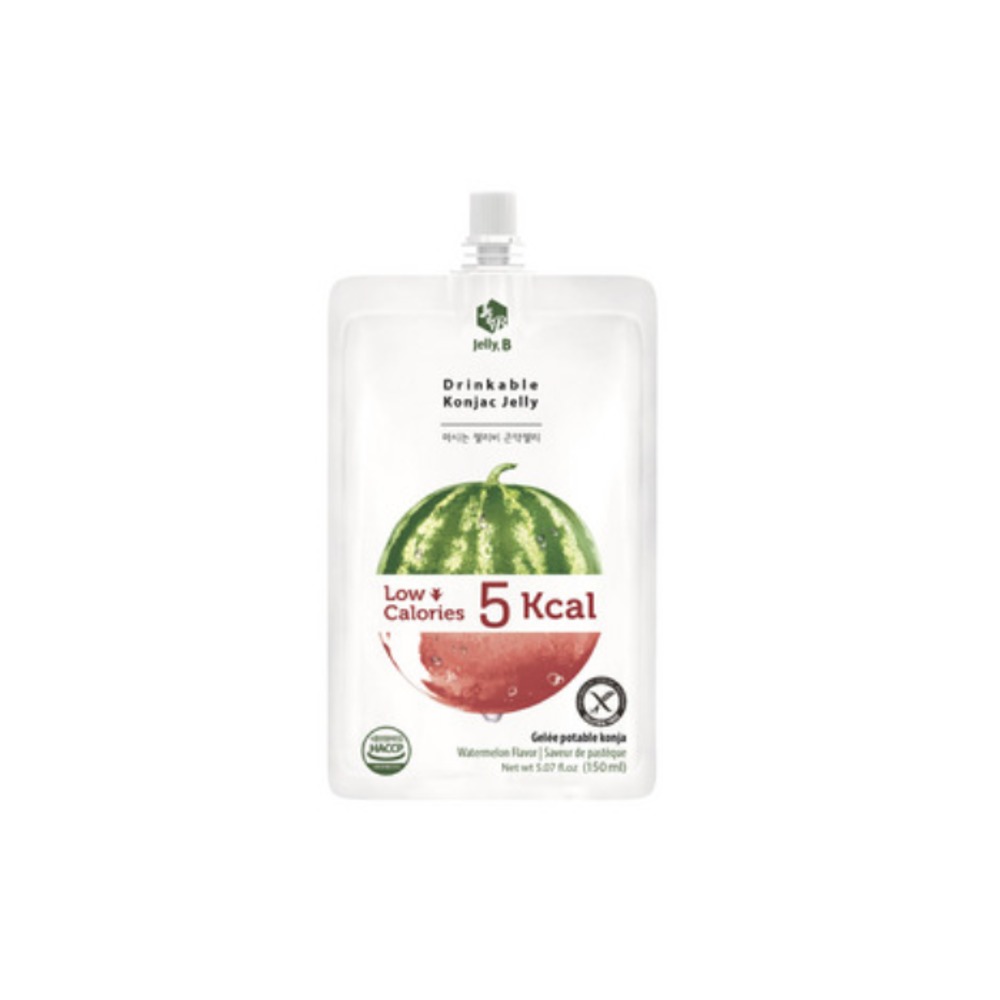 젤리 B 드링커블 코냑 젤리 워터멜론 플레이버 150ml, Jelly B Drinkable Konjac Jelly Watermelon Flavour 150mL