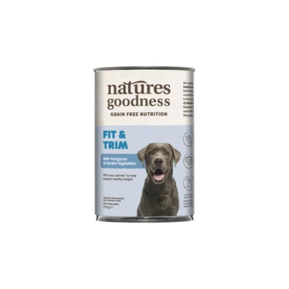 Natures Goodness Grain Free Nutrition Dog Food Fit And Trim With Kangaroo And Garden Vegetables 700g 4490240P