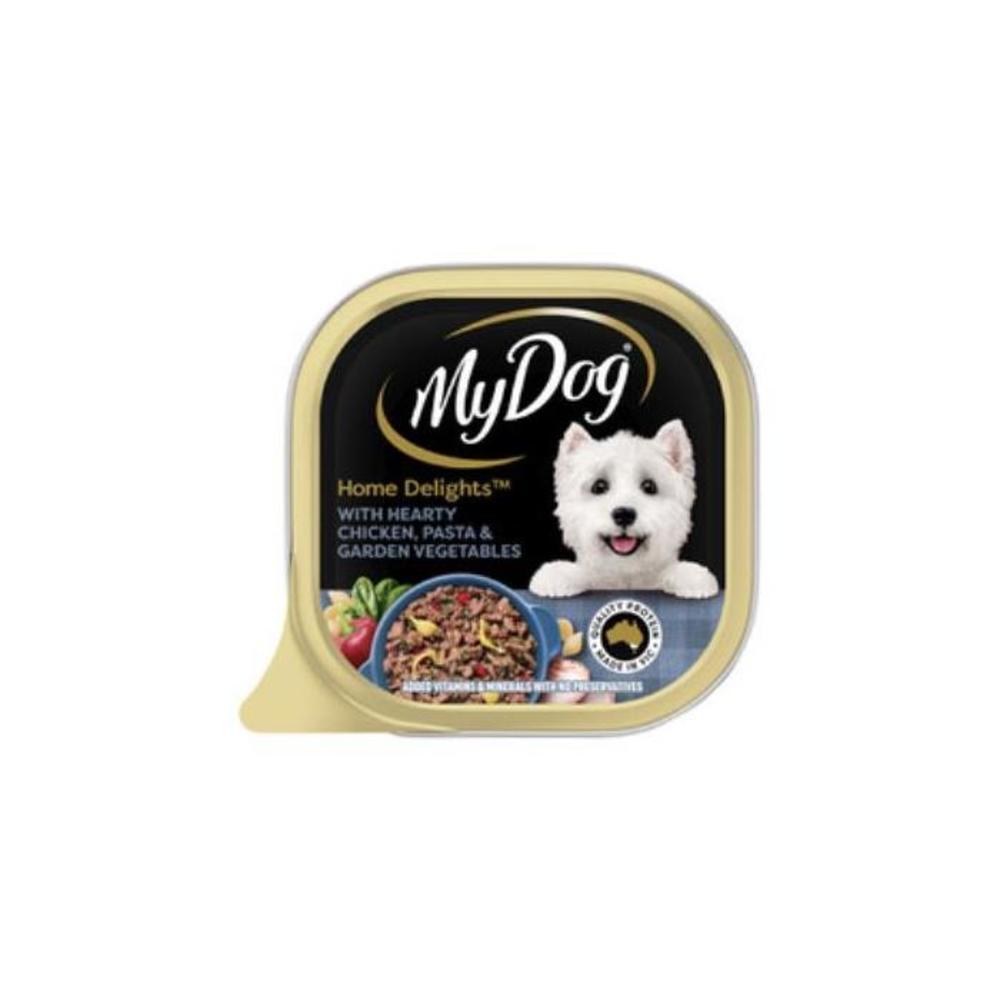 My Dog Home Delights Chunks In Gravy With Slow Cooked Chicken Pasta And Vegetables 100g 4473478P