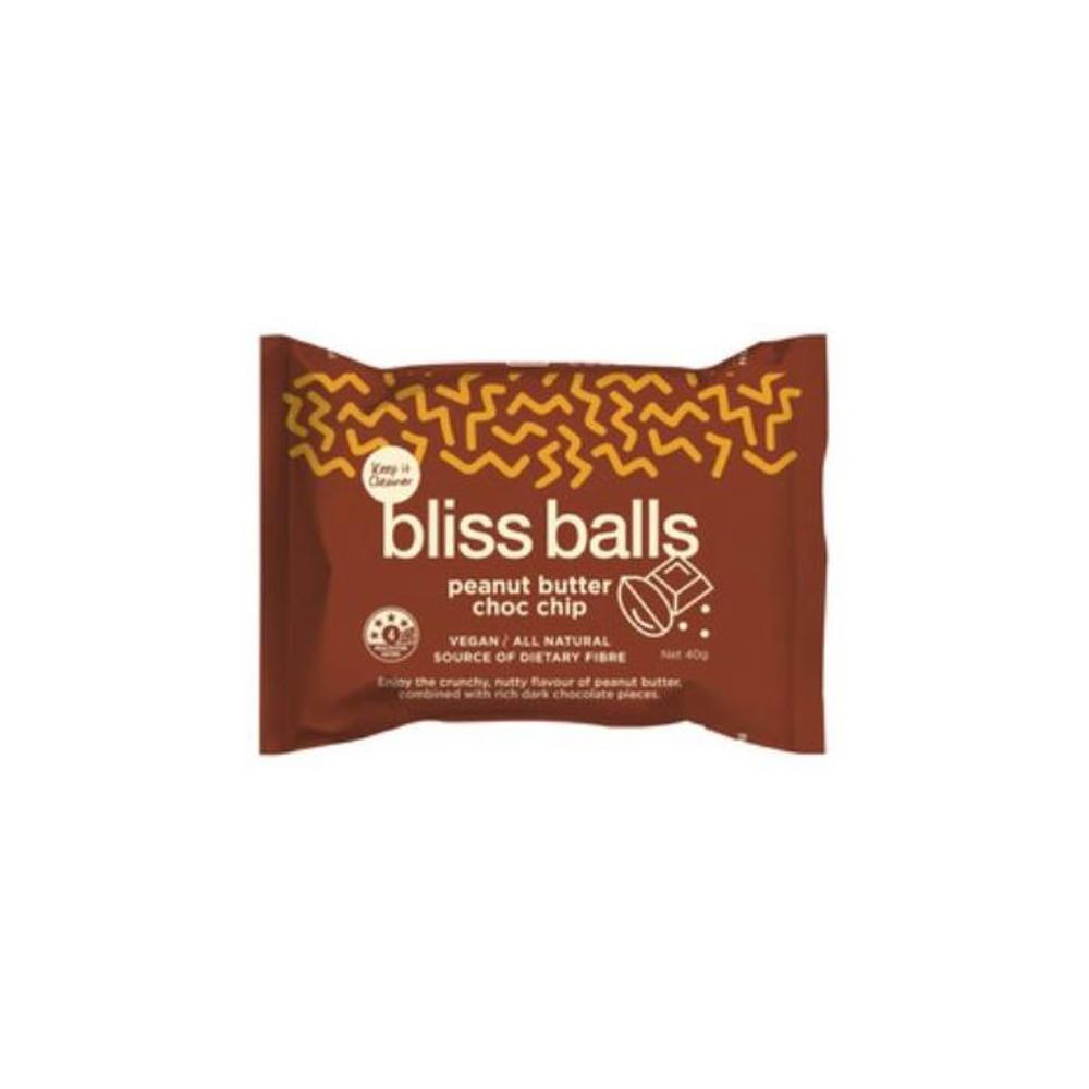 Keep It Cleaner Bliss Balls Peanut Butter Chocolate Chip 40g