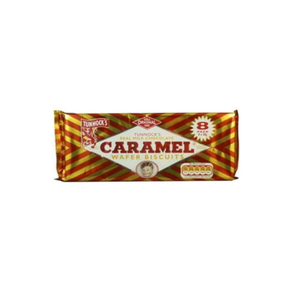 터녹스 카라멜 밀크 초코렛 웨이퍼 비스킷 8 팩 240g, Tunnocks Caramel Milk Chocolate Wafers Biscuits 8 Pack 240g