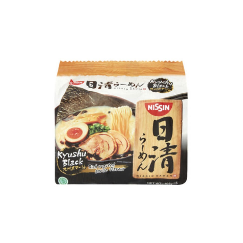 니신 라멘 큐슈 블랙 누들 530g, Nissin Ramen Kyushu Black Noodle 530g