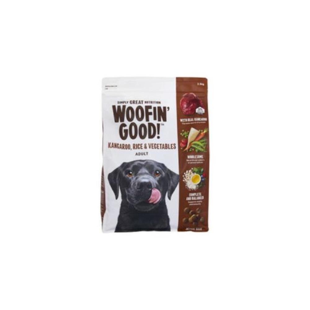 Woofin Good Kangaroo Rice &amp; Vegetables Dry Dog Food 2.5kg 3944932P