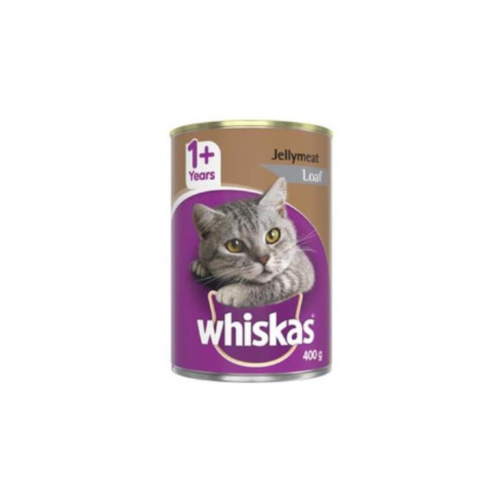 Whiskas 1+ Years Jellymeat Loaf Wet Cat Food Can 400g 107514P