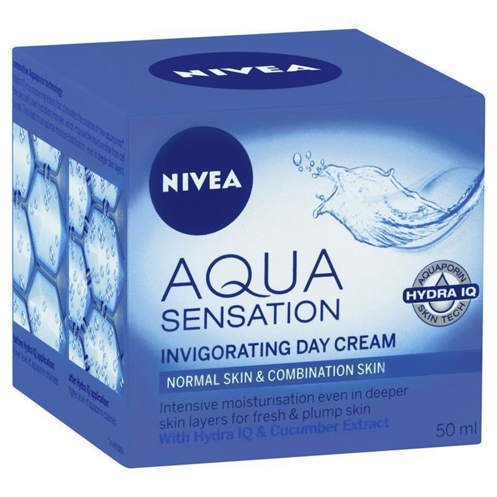 니베아 비지쥐 아쿠아 센세이션 인비고레이팅 데이 크림 50ml, Nivea Visage Aqua Sensation Invigorating Day Cream 50ml