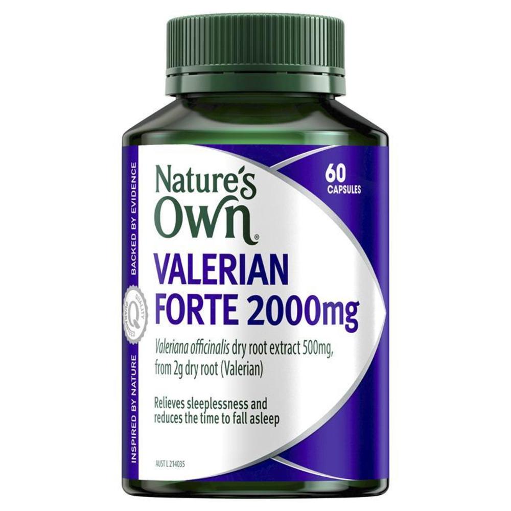 네이쳐스온 발레리언 포르테 2000mg 60정 Natures Own Valerian Forte 2000mg 60 Capsules