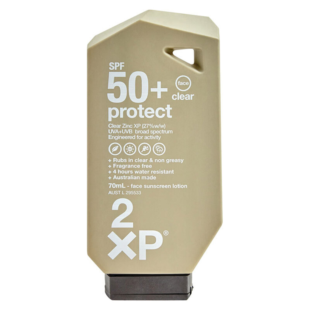 2XP SPF 50+ 프로텍트 페이스 클리어 로션 70ml, 2XP SPF 50+ Protect Face Clear Lotion 70ml