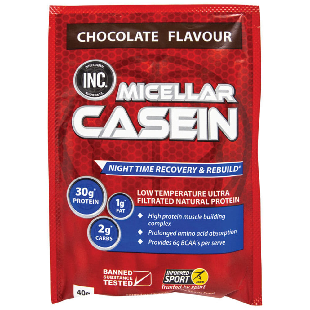 아이엔씨 미셀라 카세인 초코렛 40g 싱글 서브 INC Micellar Casein Chocolate 40g Single Serve Sachet