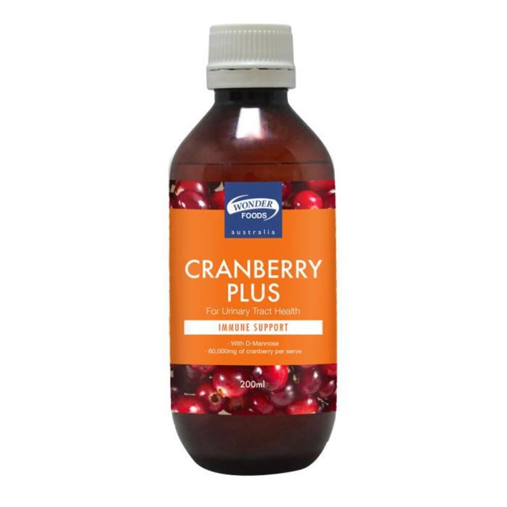 원더 푸드 크랜베리 플러스 200ML, Wonder Foods Cranberry Plus 200ml