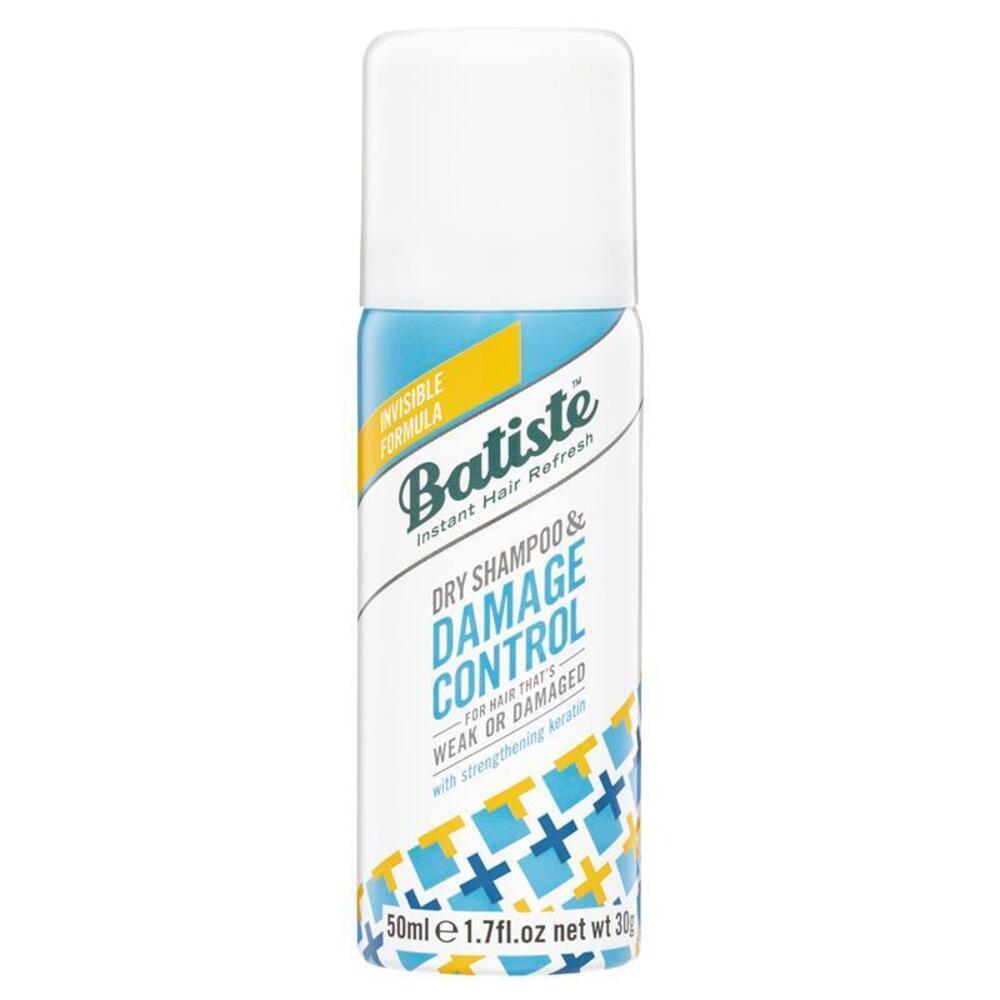 바티스테 헤어 베네핏 대미지 컨트롤 드라이 샴푸 50ml, Batiste Hair Benefits Damage Control Dry Shampoo 50ml