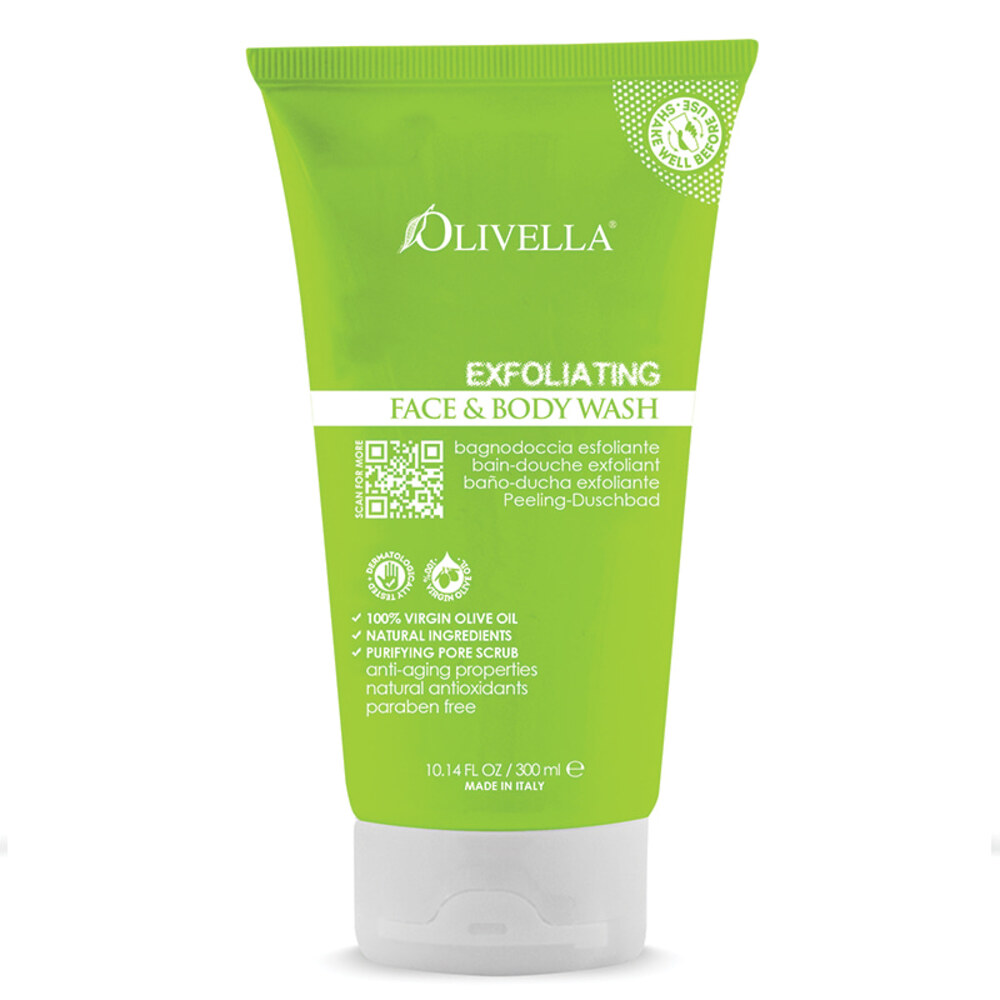 올리벨라 페이스 앤 바디 워시 익스플로에이팅 300ml, Olivella Face and Body Wash Exfoliating 300ml