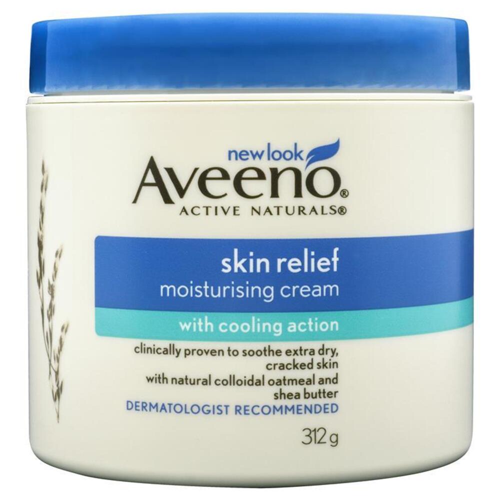 아비노 액티브 내츄럴 스킨 릴리프 모이스쳐라이징 크림 프레이그런스 프리 312g, Aveeno Active Naturals Skin Relief Moisturising Cream Fragrance Free 312g