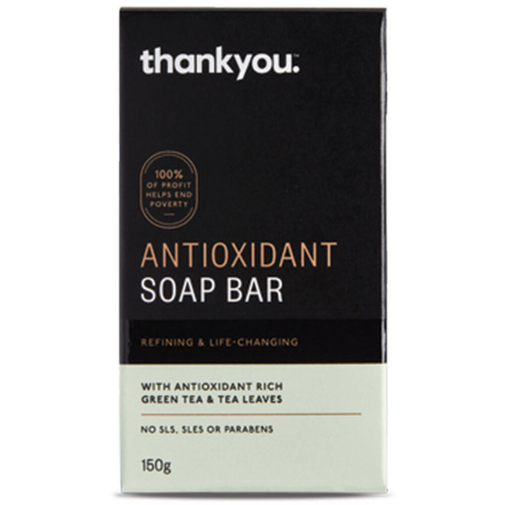 땡큐 항산화제 비누 바 그린 티 150g, Thankyou Antioxidant Soap Bar Green Tea 150g