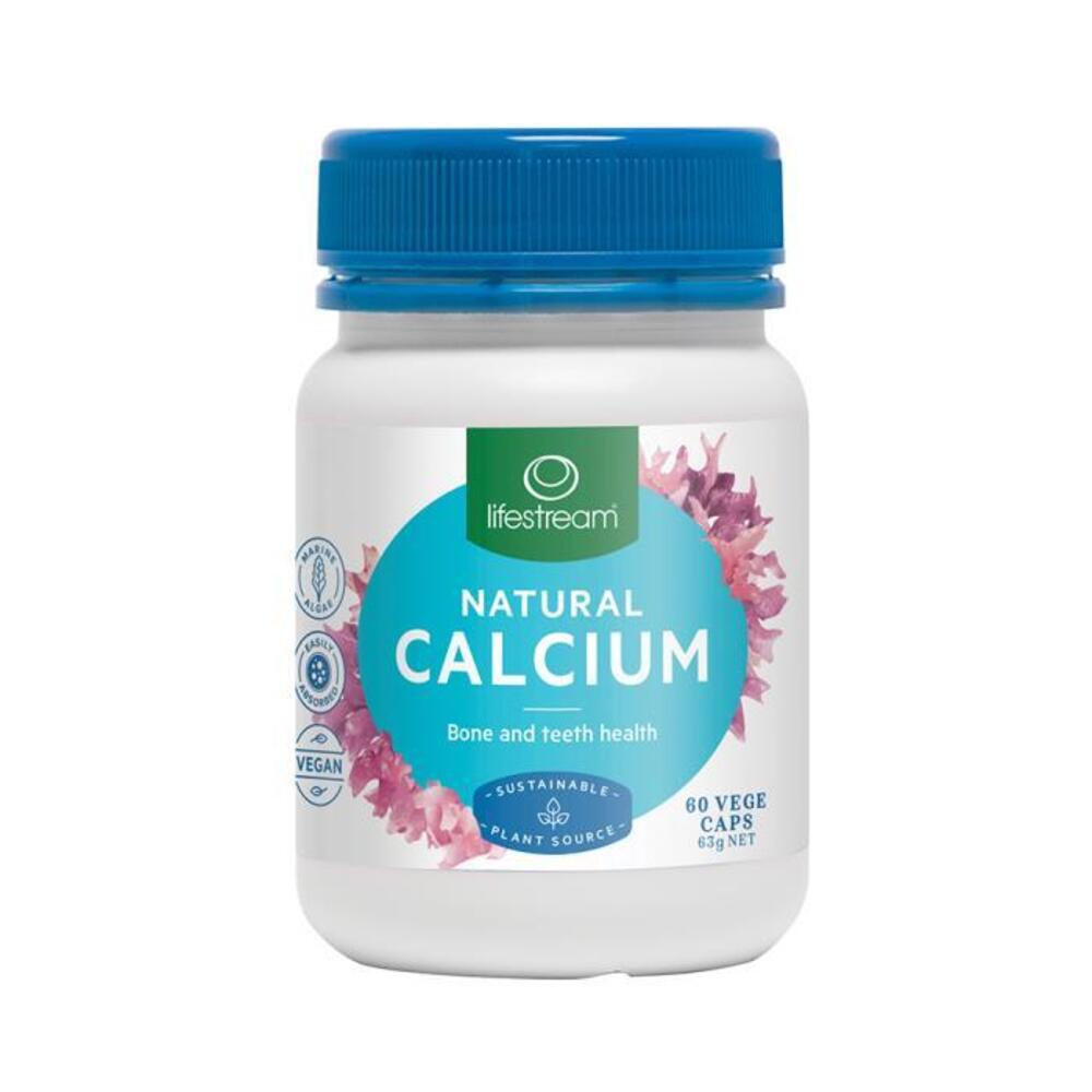 라이프스트림 내츄럴 칼슘 (서스테이너블 플란트 소스) 60vc, LifeStream Natural Calcium (Sustainable Plant Source) 60vc