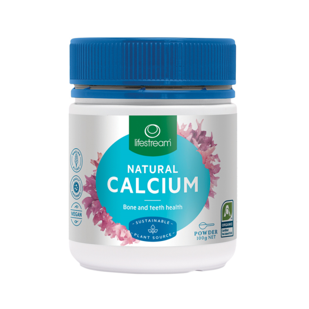 라이프스트림 내츄럴 칼슘 (서스테이너블 플란트 소스) 100g, LifeStream Natural Calcium (Sustainable Plant Source) 100g