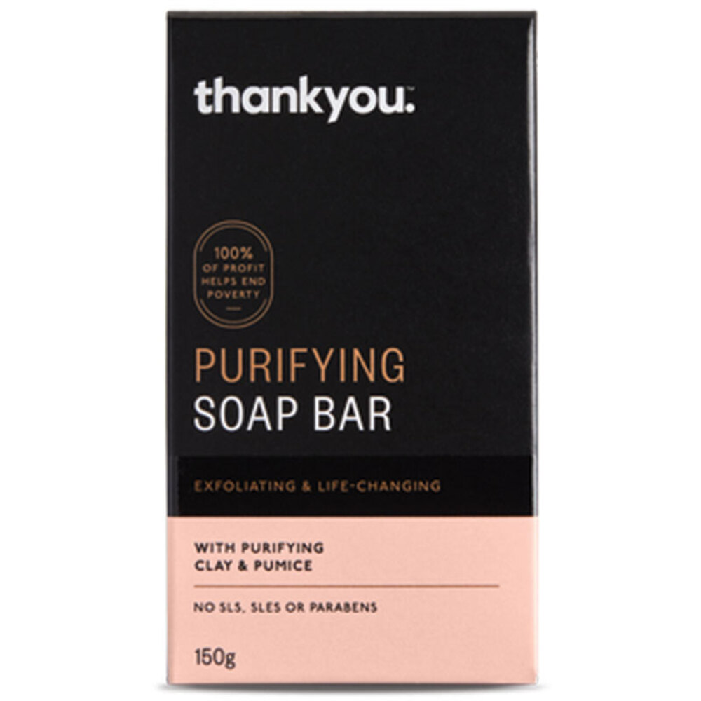 땡큐 퓨리파잉 비누 바 클레이 150g, Thankyou Purifying Soap Bar Clay 150g