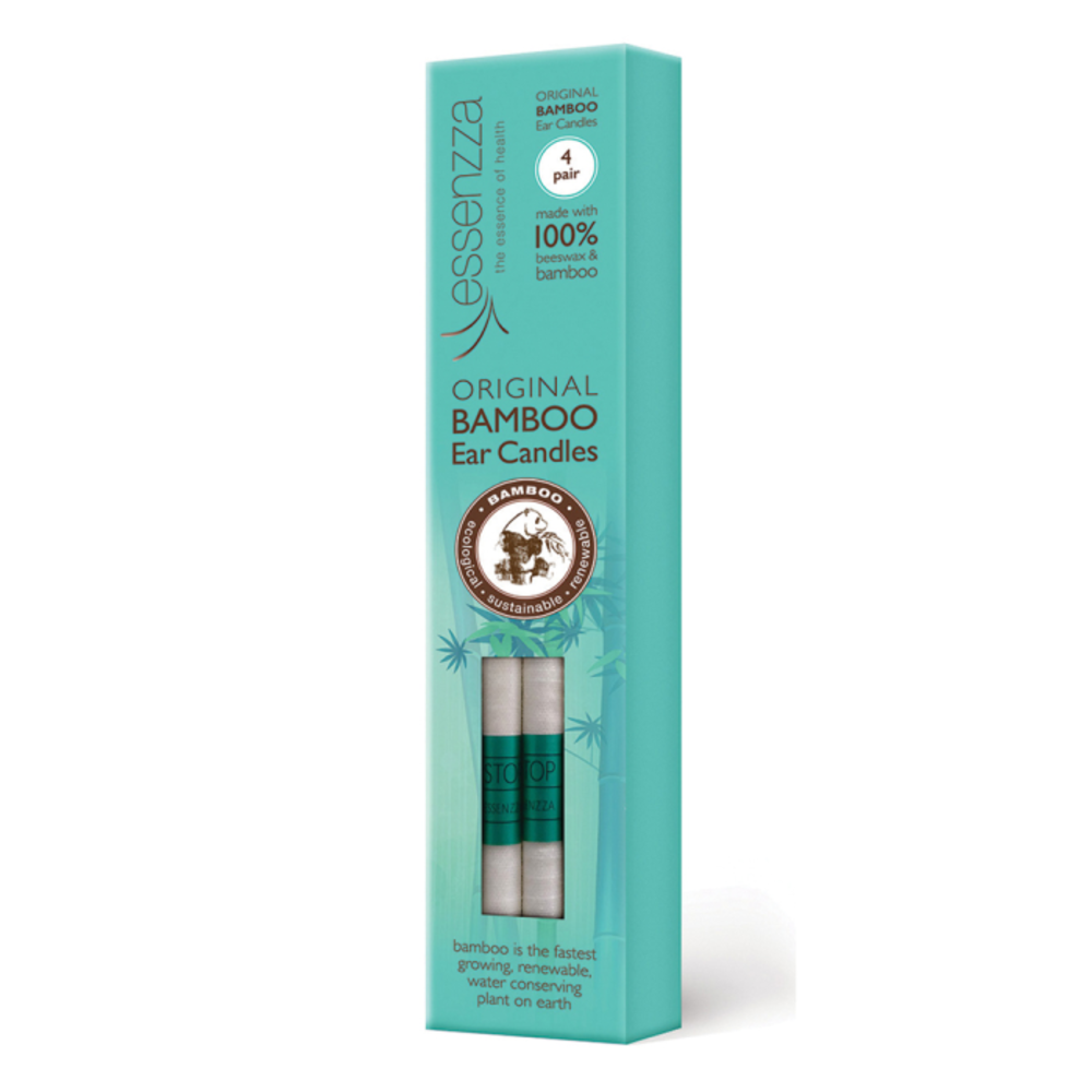 Essenzza 에쎈자 밤부 이어 캔들스페어스, Essenzza Bamboo Ear Candles 4 Pairs