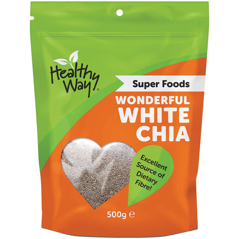 헬씨 웨이 원더풀 화이트 치아 시드 500g, Healthy Way Wonderful White Chia Seed 500g