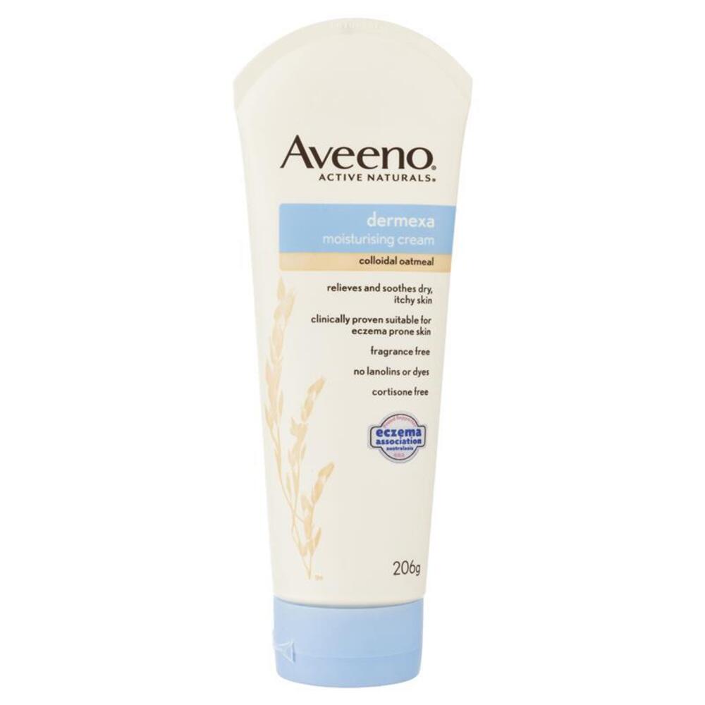 아비노 액티브 내츄럴 더멕사 모이스쳐라이징 크림 프레이그런스 프리 206g, Aveeno Active Naturals Dermexa Moisturising Cream Fragrance Free 206g
