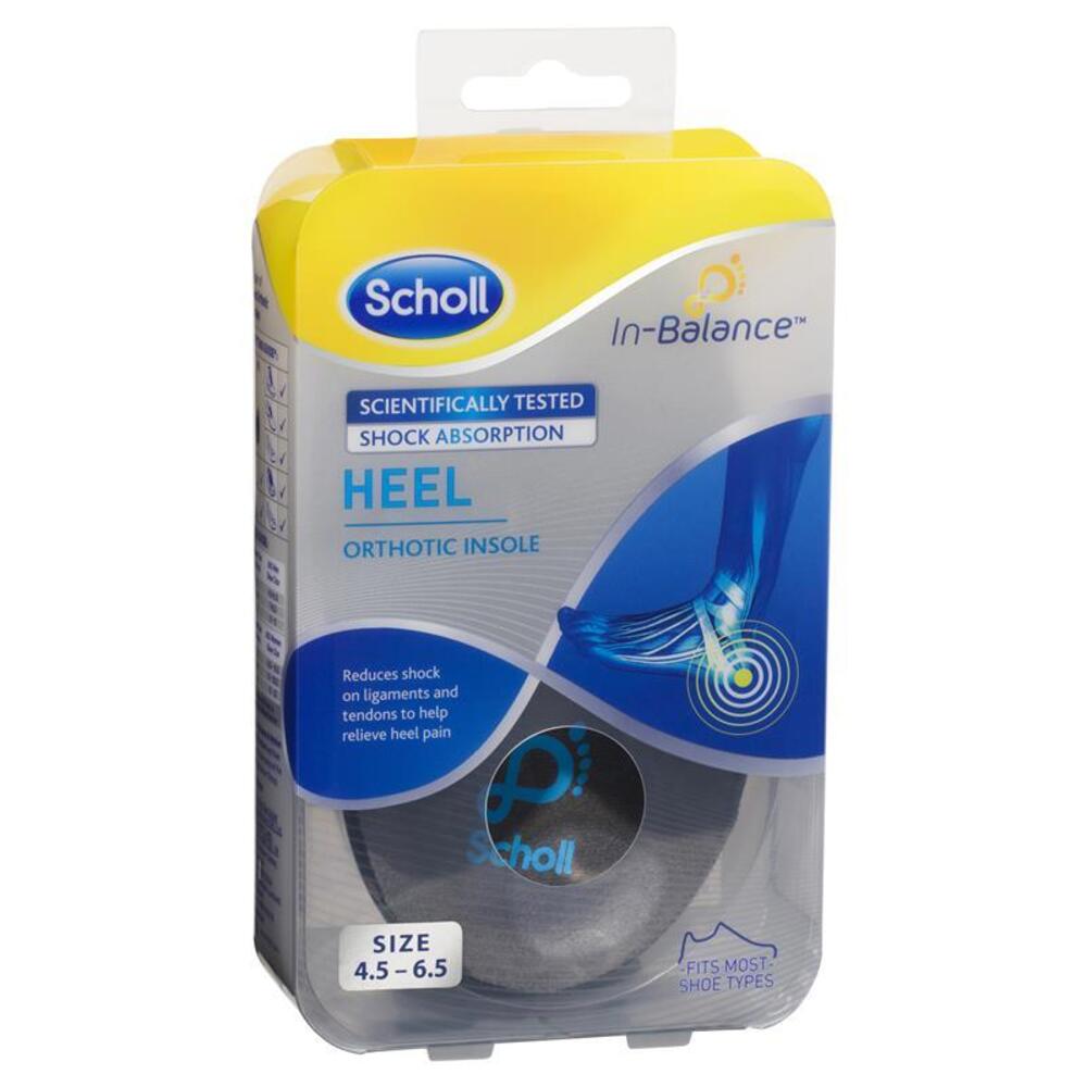 Scholl In Balance Heel and Ankle Orthotic Insole Small