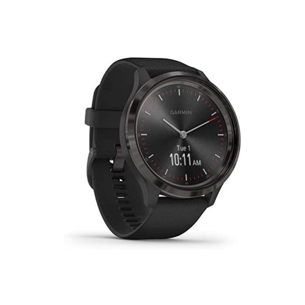 Garmin Vívomove 3, Hybrid Smartwatch with Real Watch Hands and Hidden Touchscreen Display, Black B07VVLQPZQ