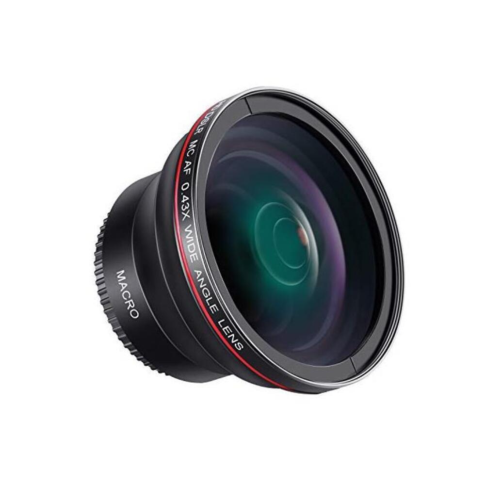 Neewer 58MM 0.43x Professional HD Wide Angle Lens (Macro Portion) for Canon EOS Rebel 77D T7i T6s T6i T6 T5i T5 T4i T3i T3 SL1 1100D 700D 650D 600D 550D 300D 100D 60D 7D 70D B07486YN1K