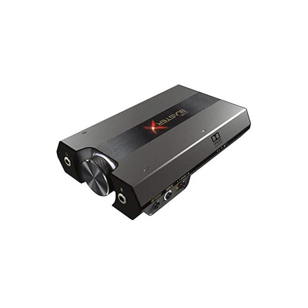 Creative Sound BlasterX G6 7.1 HD Gaming DAC and External USB Sound Card with Xamp Headphone Amplifier B07V95KFLY