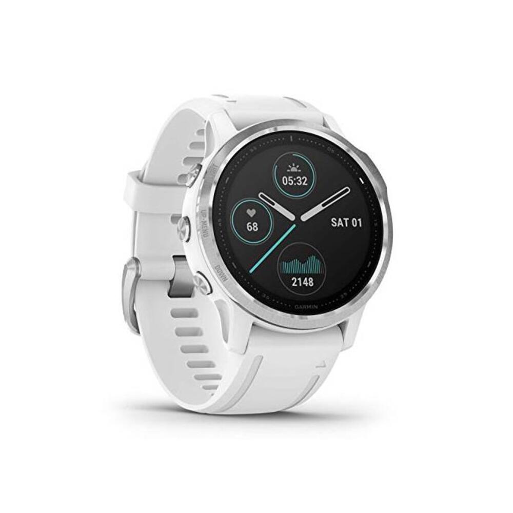 Garmin Fenix 6S, Premium Multisport GPS Smartwatch, White With White Band B07VZZ3WSK