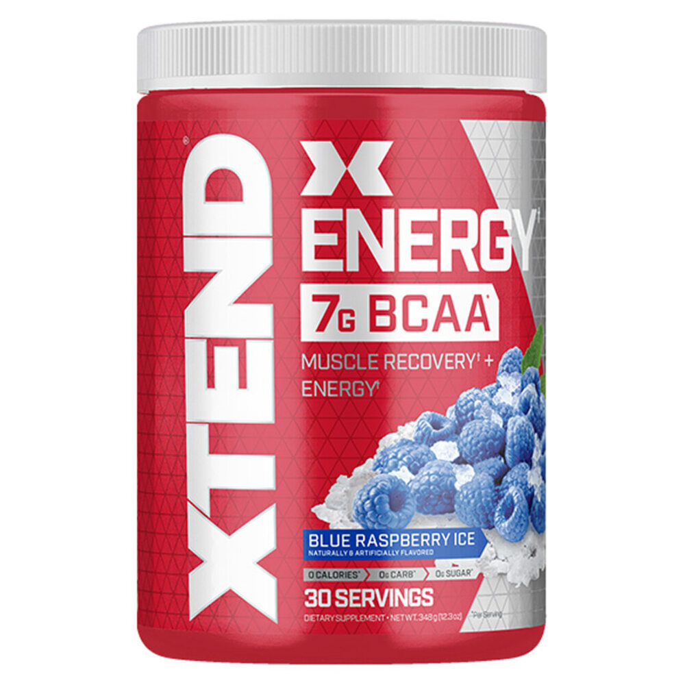 엑스텐드 에너지 + BCAA 블루 산딸기 30 서브 Xtend Energy + BCAA Blue Raspberry 30 Serves