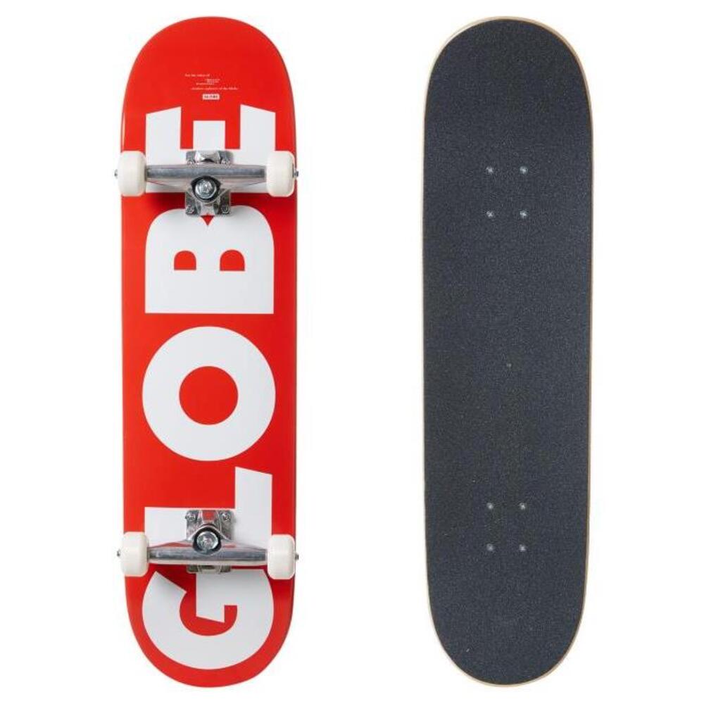 GLOBE G0 Fubar 8 25 Complete RED-WHITE-BOARDSPORTS-SKATE-GLOBE-COMPLETES-105254