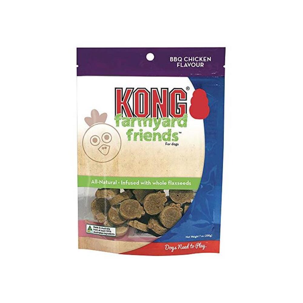 KONG - Farmyard Friends - All Natural Dog Treats (Best Used with KONG Classic Rubber Toys) - BBQ Chicken B079QHBBQZ