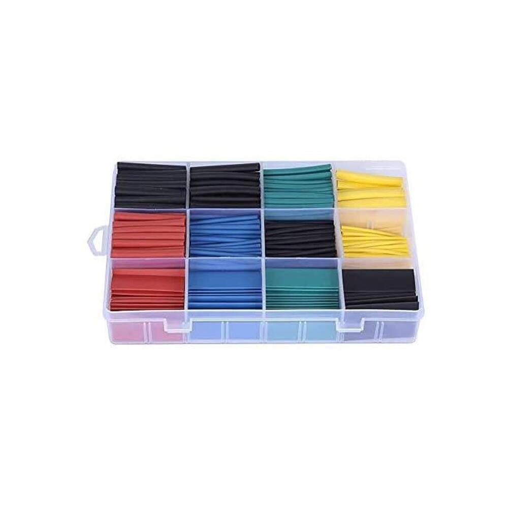 ValueHall 530 pcs Heat Shrink Tubing, Polyolefin Material, 2 : 1 Heat Shrink Ratio, Heat Shrink Tube Assortment Wire Protection and Insulation 8 Sizes /5 Colors V7003-4 B07B8JJ5QG
